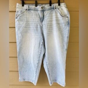 Lane Bryant Light Blue Cropped Jeans